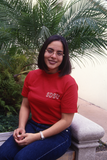 Unidentified woman at Family weekend, 2000
