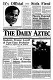 The Daily Aztec: Tuesday 11/15/1988