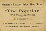 "The Popular" shoe store