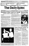 The Daily Aztec: Thursday 11/20/1986
