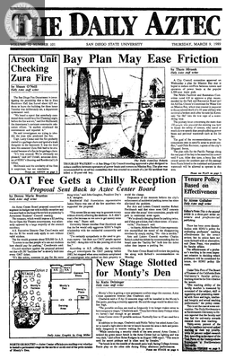 The Daily Aztec: Thursday 03/09/1989