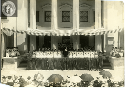 San Diego Normal School graduation day, 1920