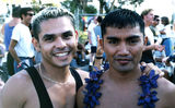Two men at Pride parade, 1996