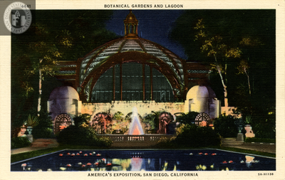 Botanical Gardens and Lagoon, Exposition, 1935