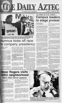 The Daily Aztec: Tuesday 03/22/1988