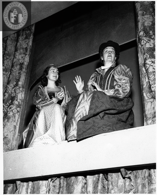 Helen Davies and Abigail Dunn in All's Well That Ends Well, 1952
