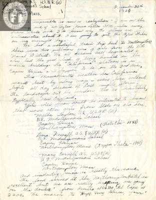 Letter from Winifred M. Smith, 1942