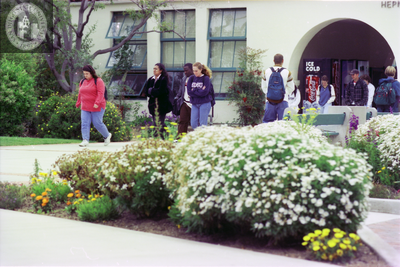 Students in Mediterranean Garden, 1996