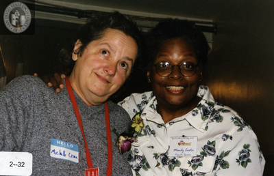 Michelle Crane with Mandy Carter, 2000