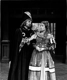 Vernon Weddle and Ellen Geer in The Taming of the Shrew, 1962