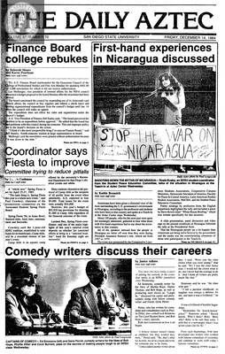 The Daily Aztec: Friday 12/14/1984