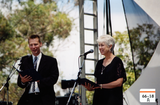 People speaking at Commitment Ceremony, 2002