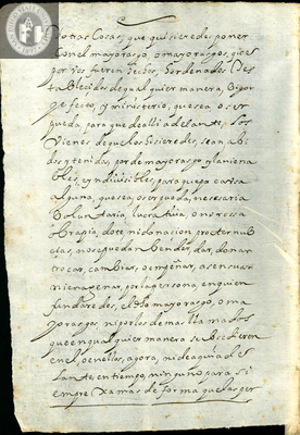 Urrutia de Vergara Papers, back of page 131, folder 9, volume 1, 1664