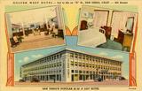 Golden West Hotel,  San Diego, 1934