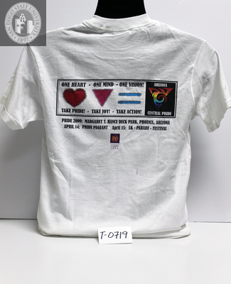"One heart-one mind-one vision! Arizona Central Pride, 2000"