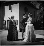 Donna Woodruff, Harry Martin, and June Howard in Much Ado About Nothing, 1951