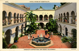 Patio, House of Hospitality, Exposition, 1935
