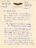 Letter from H. Rollin Greene, 1942