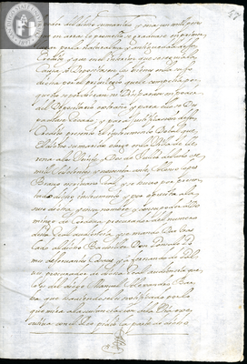 Urrutia de Vergara Papers, page 47, folder 15, volume 2, 1704