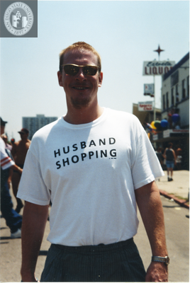 Man at San Diego Pride, 1996