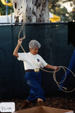 Woman with lasso at Pride Festival, 2000