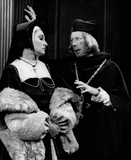 Jacqueline Brooks and Michael O'Sullivan in King Henry VIII, 1965