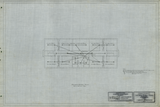 Second Story Plan, Wiring Diagram, San Diego Normal School, 1909