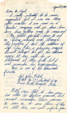 Letter from James W. White, 1942