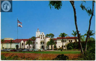 Quadrangle, San Diego State University, 1957
