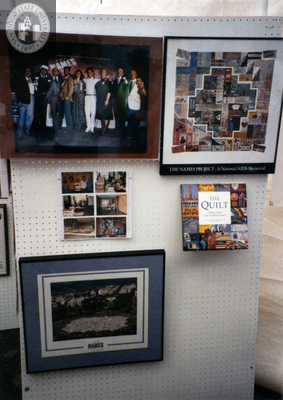 Display on the AIDS Memorial Quilt, 1990