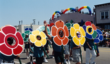 Rainbow Flowers at Pride parade, 1998