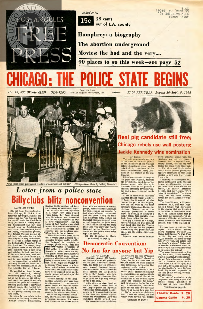 Los Angeles Free Press: 08/30/1968-09/05/1968