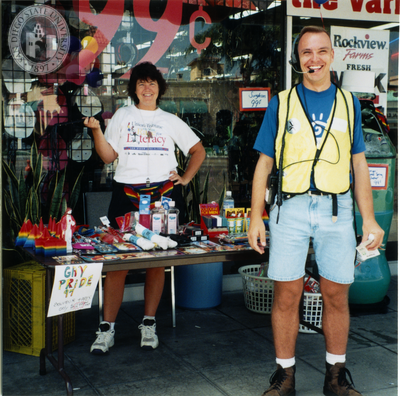 Julie Warren and George Craltree at San Diego Pride Festival, 1997
