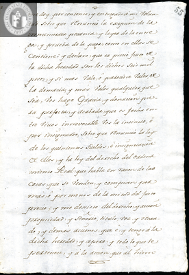Urrutia de Vergara Papers, page 55, folder 7, volume 1, 1611