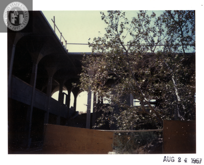 Southeast corner, court, Aztec Center, 1967