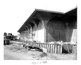 South elevation, Aztec Center construction site, 1968