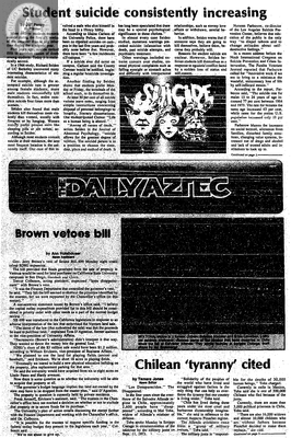 The Daily Aztec: Thursday 09/15/1977