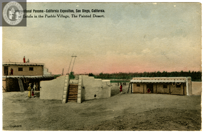 The Estufa in the Pueblo Village, Exposition, 1915