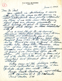 Letter from Herbert Chruden, 1942