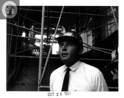 Albert Eugene Trepte, Aztec Center construction site, 1967