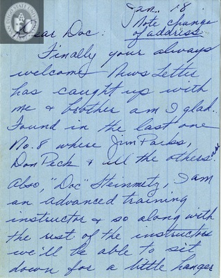 Letter from Earl L. Allison, 1943