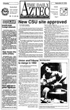 The Daily Aztec: Thursday 09/12/1991