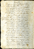 Urrutia de Vergara Papers, back of page 144, folder 9, volume 1, 1664