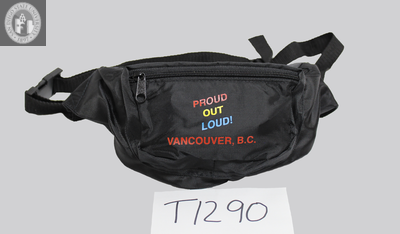 "Proud Out Loud! Vancouver, B.C." belt bag