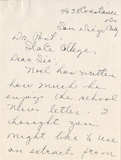 Letter from Mrs. Noel O. Bickham, 1943