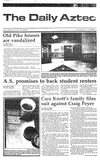 The Daily Aztec: Monday 08/24/1987