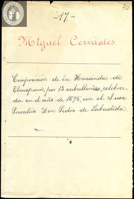 Urrutia de Vergara Papers, page 79, folder 17, volume 2
