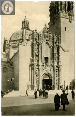 Doorway-California Building, Exposition, 1915