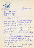 Letter from Robert E. Plaister, 1942