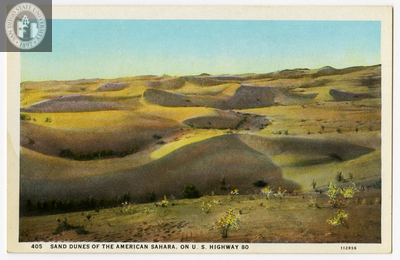 Sand Dunes of the American Sahara, 1926